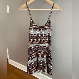 Aztec Print Mini Dress